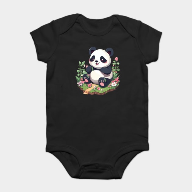 Fat Panda Baby Bodysuit by animegirlnft